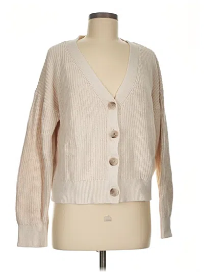 Pre-owned Old Navy Cardigan Sweater In Tan