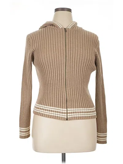 Pre-owned Old Navy Cardigan Sweater In Tan