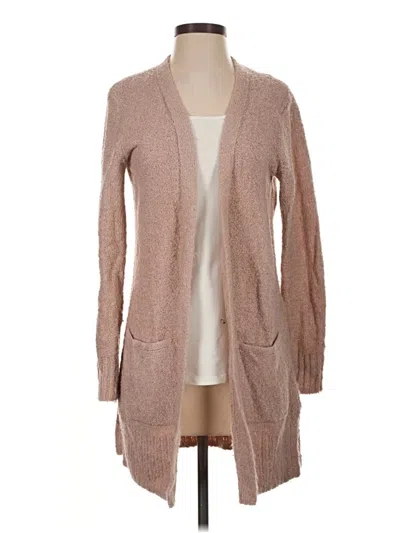Pre-owned Old Navy Cardigan Sweater In Tan