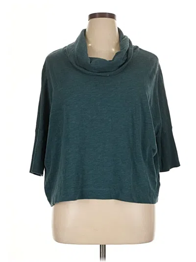 Pre-owned Old Navy Cardigan Sweater In Teal