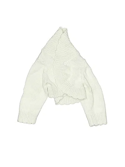 Pre-owned Old Navy Babies' Cardigan Sweater In White