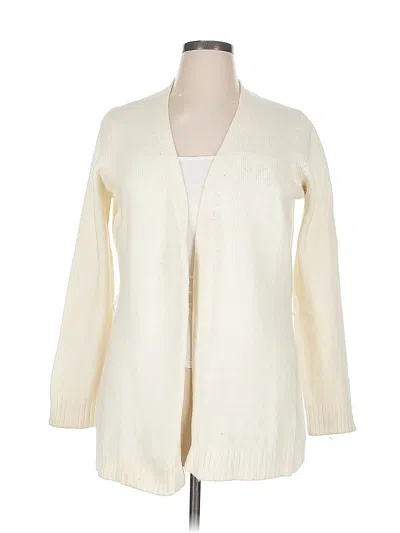 Pre-owned Old Navy Cardigan Sweater In White