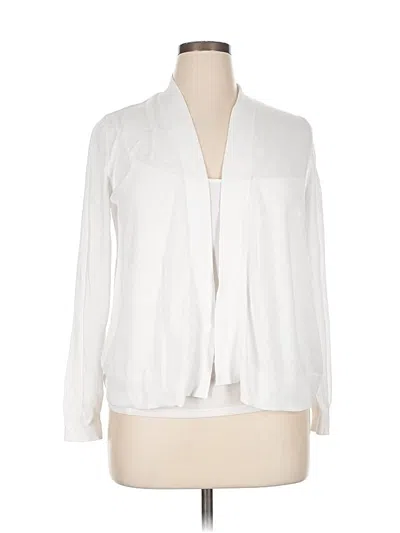 Pre-owned Old Navy Cardigan Sweater In White