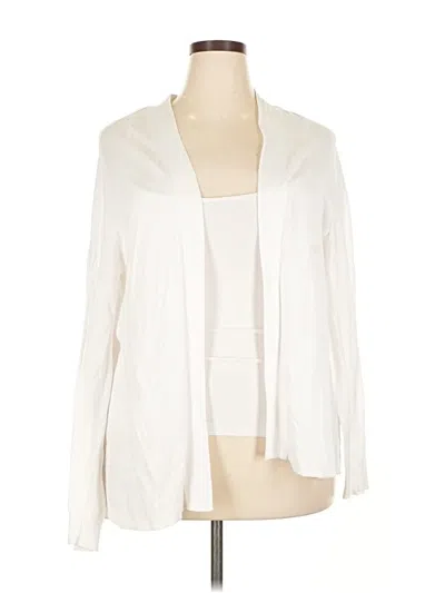 Pre-owned Old Navy Cardigan Sweater In White