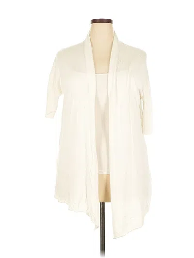 Pre-owned Old Navy Cardigan Sweater In White