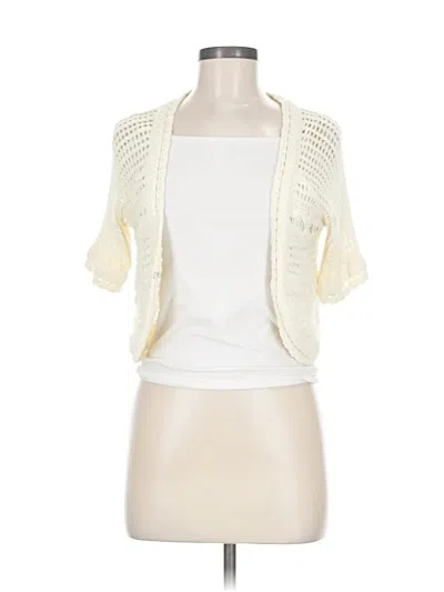 Pre-owned Old Navy Cardigan Sweater In White