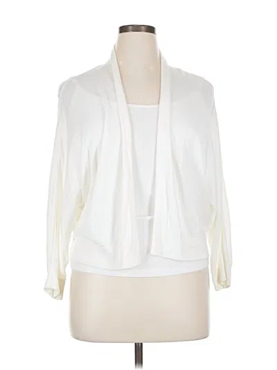 Pre-owned Old Navy Cardigan Sweater In White