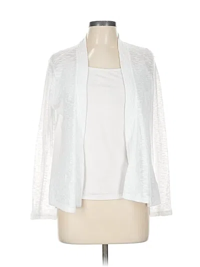 Pre-owned Old Navy Cardigan Sweater In White