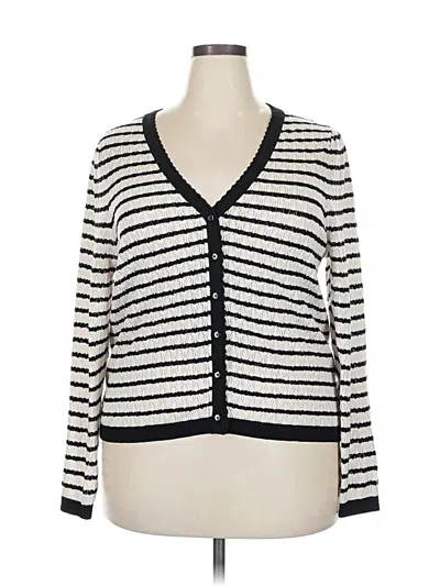 Pre-owned Old Navy Cardigan Sweater In White