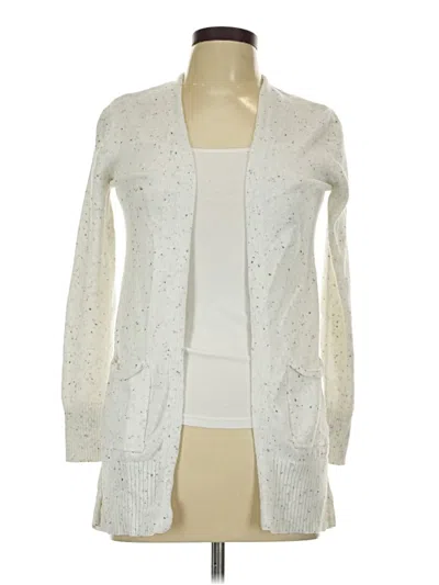 Pre-owned Old Navy Cardigan Sweater In White