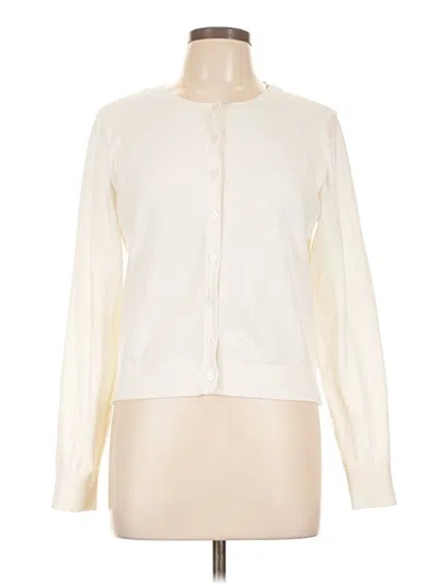 Pre-owned Old Navy Cardigan Sweater In White