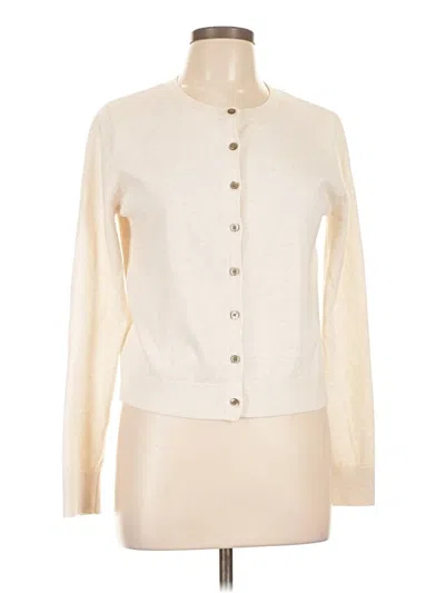 Pre-owned Old Navy Cardigan Sweater In White