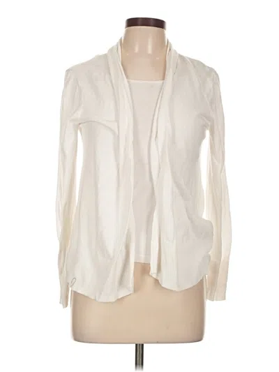 Pre-owned Old Navy Cardigan Sweater In White