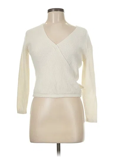 Pre-owned Old Navy Cardigan Sweater In White