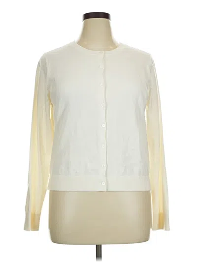 Pre-owned Old Navy Cardigan Sweater In White