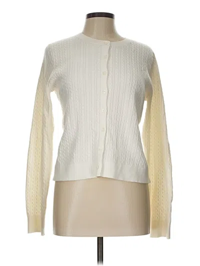 Pre-owned Old Navy Cardigan Sweater In White