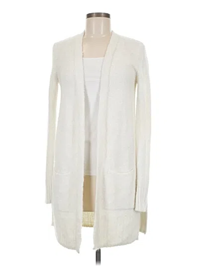 Pre-owned Old Navy Cardigan Sweater In White