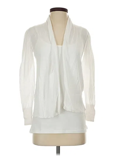 Pre-owned Old Navy Cardigan Sweater In White
