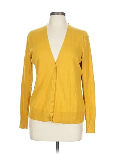 Pre-owned Old Navy Cardigan Sweater In Yellow