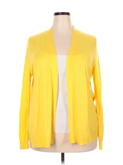 Pre-owned Old Navy Cardigan Sweater In Yellow
