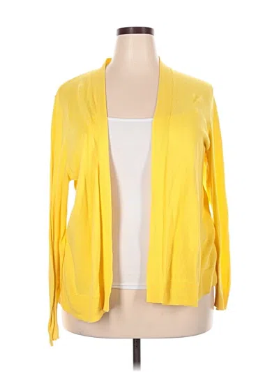 Pre-owned Old Navy Cardigan Sweater In Yellow