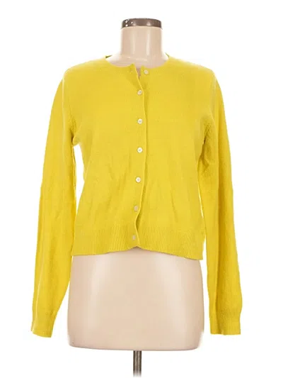 Pre-owned Old Navy Cardigan Sweater In Yellow