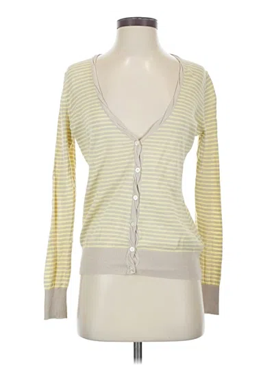 Pre-owned Old Navy Cardigan Sweater In Yellow