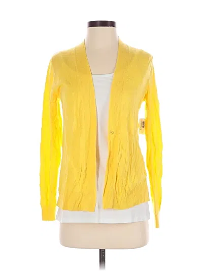 Pre-owned Old Navy Cardigan Sweater In Yellow