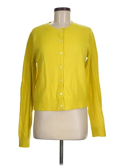 Pre-owned Old Navy Cardigan Sweater In Yellow