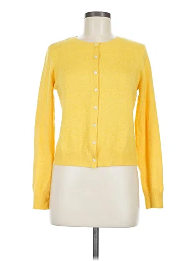 Pre-owned Old Navy Cardigan Sweater In Yellow
