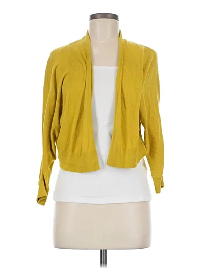 Pre-owned Old Navy Cardigan Sweater In Yellow