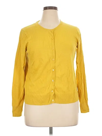 Pre-owned Old Navy Cardigan Sweater In Yellow