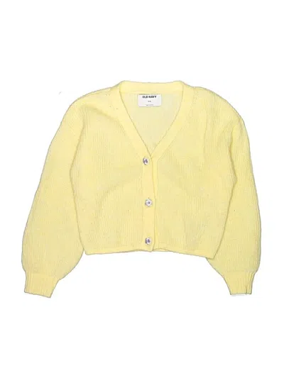 Pre-owned Old Navy Kids' Cardigan Sweater In Yellow