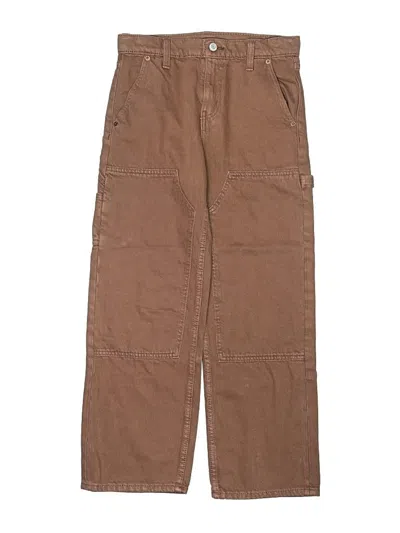 Pre-owned Old Navy Kids' Cargo Pants In Brown