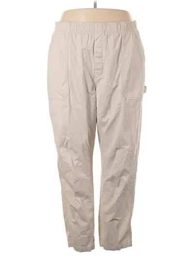 Pre-owned Old Navy Cargo Pants In Ivory