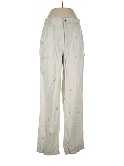 Pre-owned Old Navy Cargo Pants In Ivory