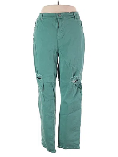 Pre-owned Old Navy Cargo Pants In Teal