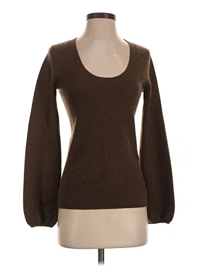 Pre-owned Old Navy Cashmere Pullover Sweater In Brown