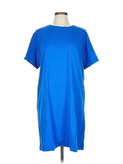 Pre-owned Old Navy Casual Dress In Blue