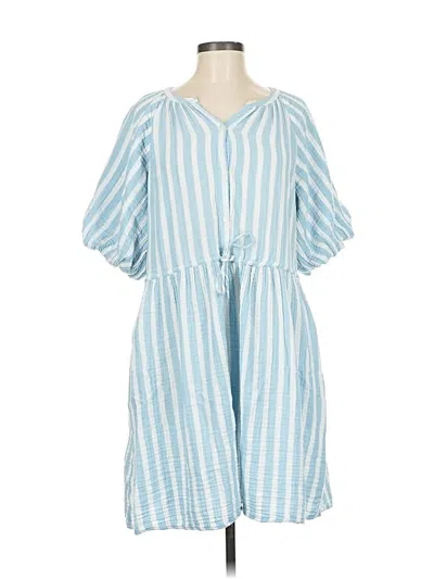 Pre-owned Old Navy Casual Dress In Blue