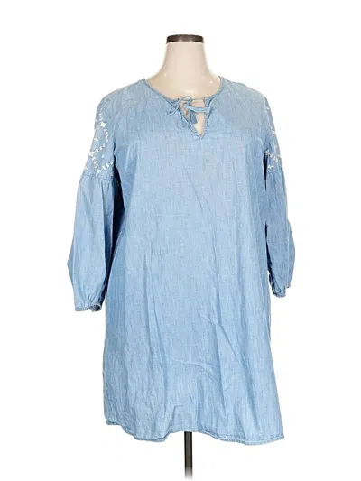 Pre-owned Old Navy Casual Dress In Blue