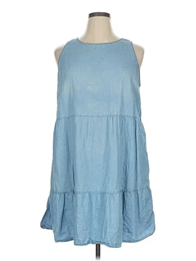 Pre-owned Old Navy Casual Dress In Blue
