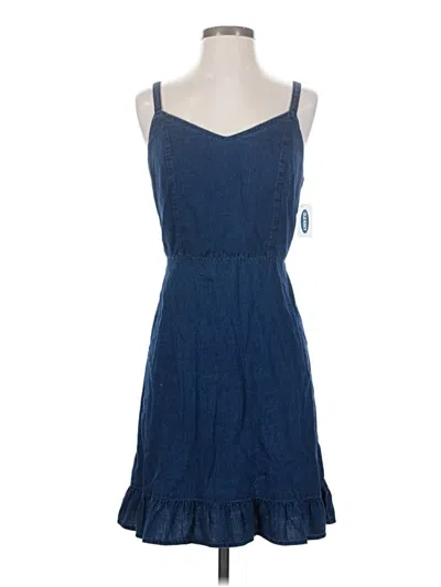 Pre-owned Old Navy Casual Dress In Blue