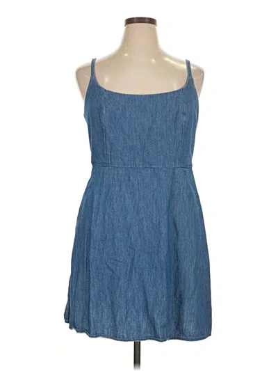 Pre-owned Old Navy Casual Dress In Blue
