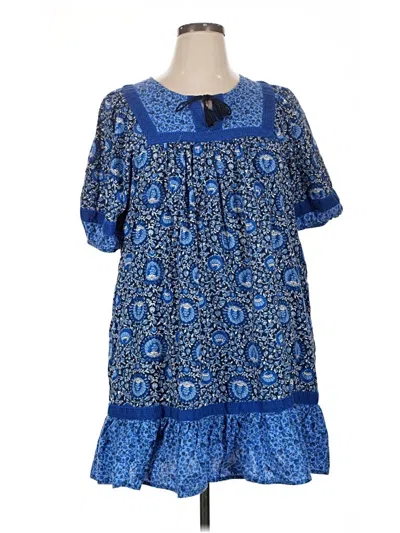 Pre-owned Old Navy Casual Dress In Blue