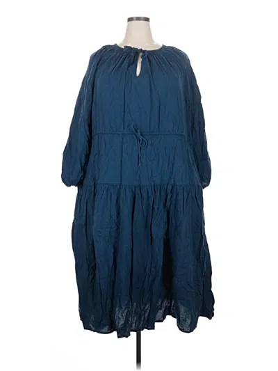 Pre-owned Old Navy Casual Dress In Blue