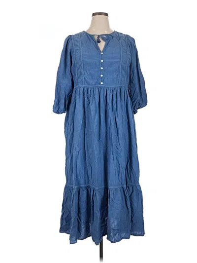 Pre-owned Old Navy Casual Dress In Blue