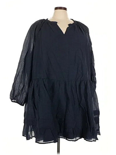 Old Navy Casual Dress In Blue
