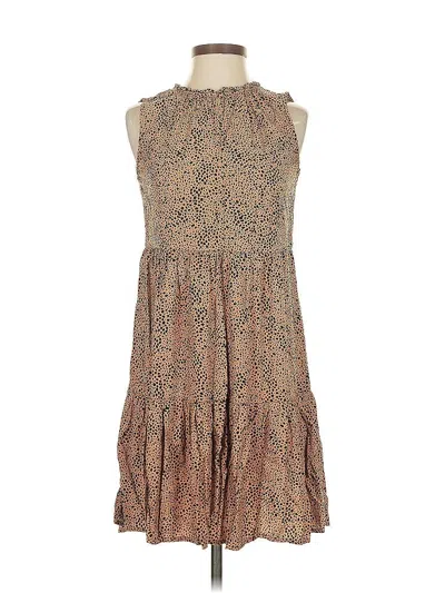 Pre-owned Old Navy Casual Dress In Brown