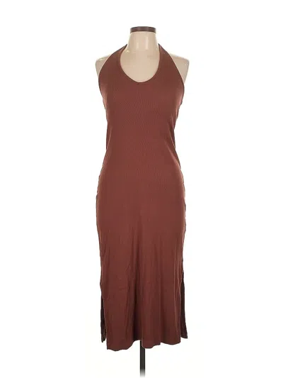 Pre-owned Old Navy Casual Dress In Brown